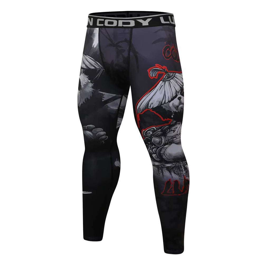 2021 Running Pants Stretchy Sport Jogging Leggings Compression Tights Running Trousers Men'S Gym Fitness Leggings Yoga Bottoms