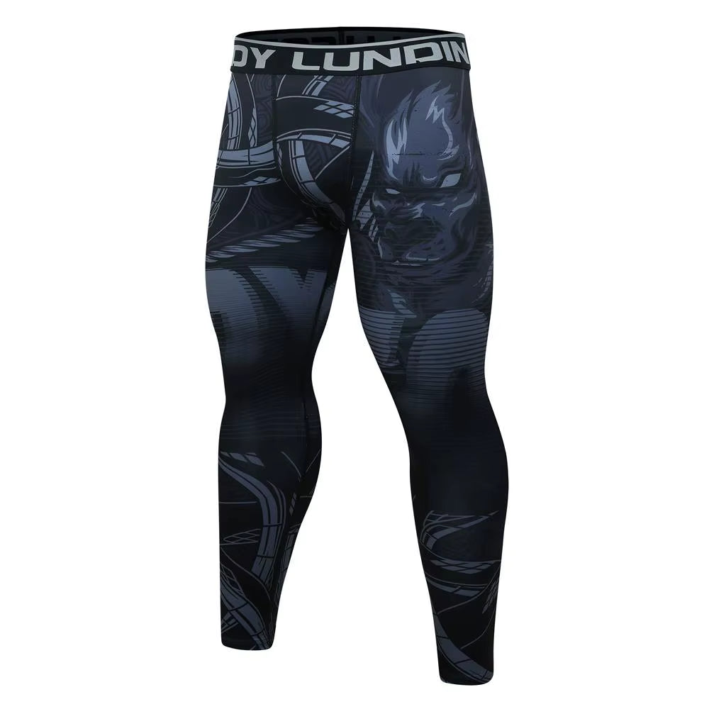 2021 Running Pants Stretchy Sport Jogging Leggings Compression Tights Running Trousers Men'S Gym Fitness Leggings Yoga Bottoms