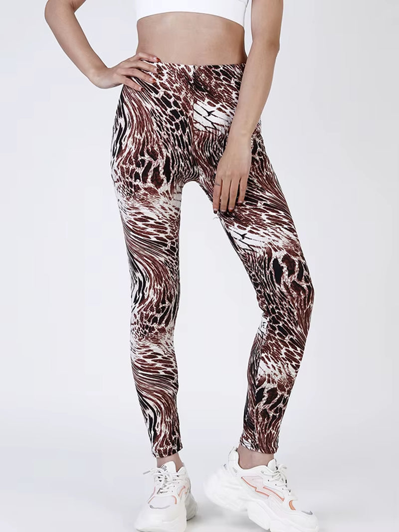 Women Legging Graffiti Printed Fashion Sexy Pants Elastic Fitness Leggins Soft Stretchy Gym Trousers