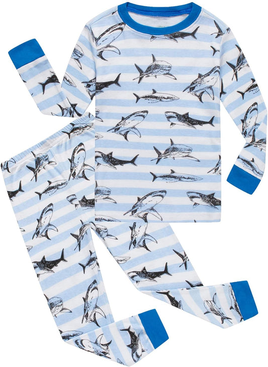 Little Big Boys Girls Pajamas Set Kids Pjs 100% Cotton Sleepwear