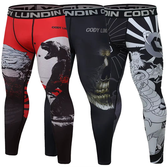 2021 Running Pants Stretchy Sport Jogging Leggings Compression Tights Running Trousers Men'S Gym Fitness Leggings Yoga Bottoms