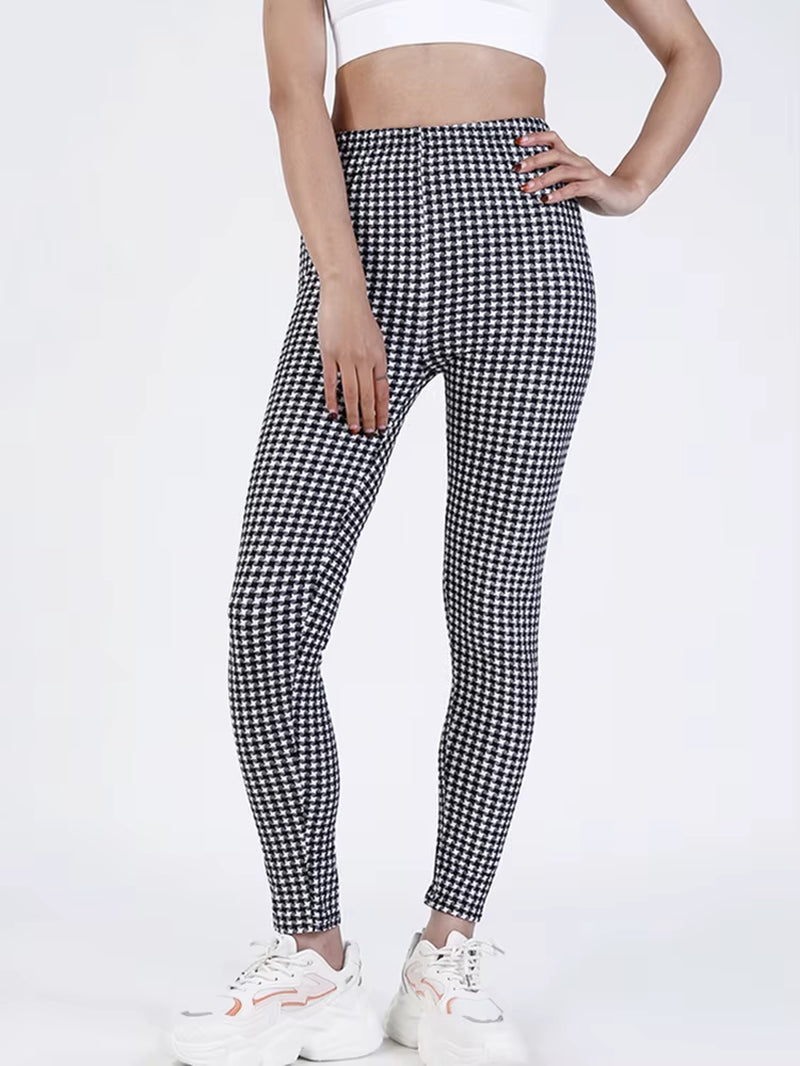 Women Legging Graffiti Printed Fashion Sexy Pants Elastic Fitness Leggins Soft Stretchy Gym Trousers